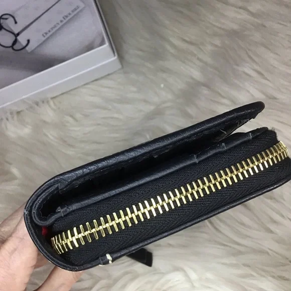 Dooney pebble leather wristlet wallet large organizer - Picture 6 of 9